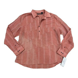 Kenneth Cole linen shirt. discoloration on front